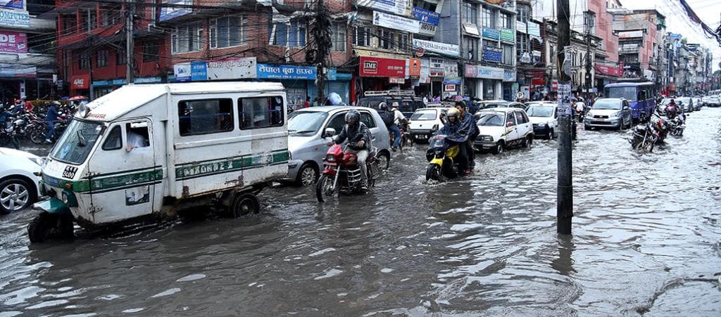 Heavy Monsoon Rain Triggers Landslides and Road Closures Across Nepal